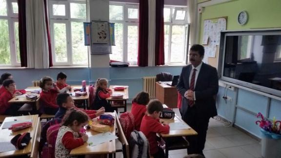 İlçe Milli Eğitim Müdürümüz Mustafa ÖZDEMİR`in Okul Ziyaretleri