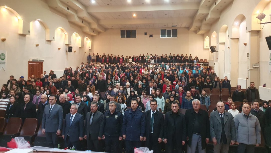 12 Mart İstiklal Marşı´nın Kabulü ve Mehmet Akif ERSOY´u Anma Programı Düzenlendi