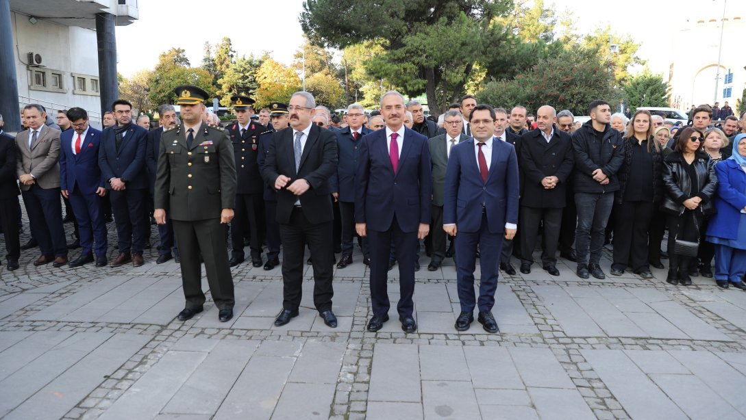 İlçemizde 10 Kasım Atatürk'ü Anma Günü Töreni Gerçekleştirildi